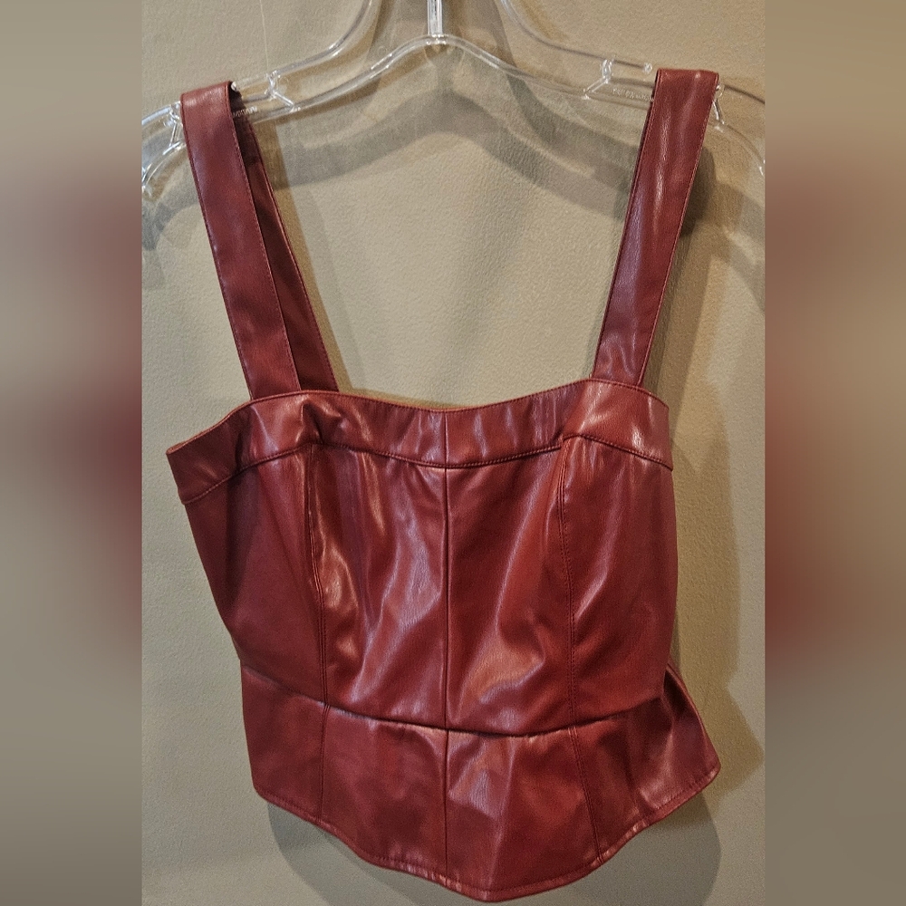 Tried On And Didn't Fit New Without Tags Pleather… - image 1